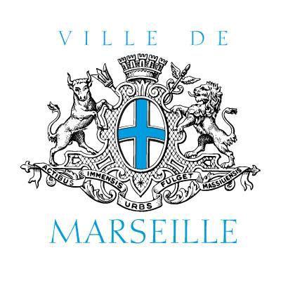 Zoom sur le blason de la ville de Marseille